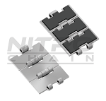 NITRO SS812 Flat Top Chain, Straight Running, Rubber Grip Pad, 3-1/4
